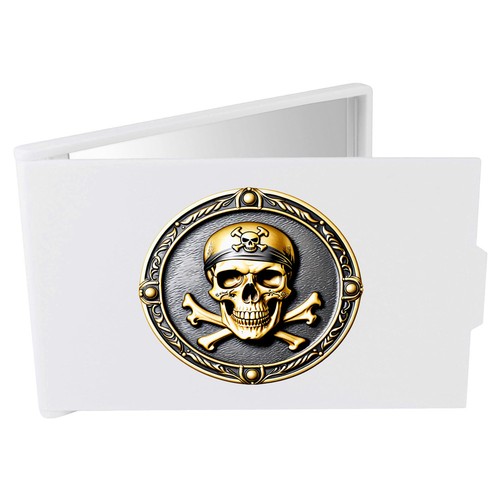 Pirate medallion compact - medallion',