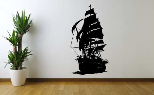Pirate ship boat wall art - pirate,