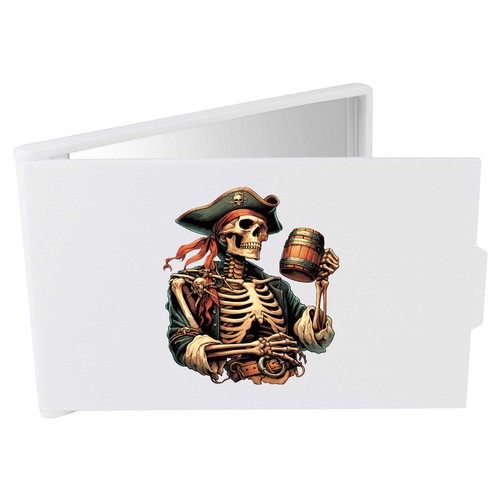Pirate skeleton drinking - 'pirate, drinking'