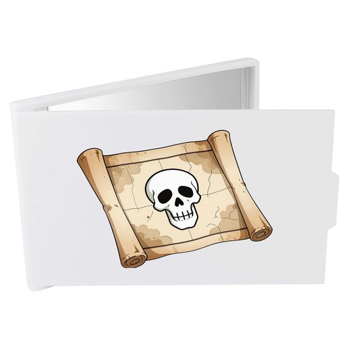 Pirate treasure map compact - map',