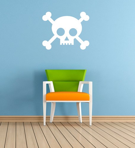 Large skull crossbones - skull,